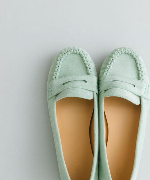 RODE SKO(ロデスコ)の「撥水ギャザーモカシン(その他シューズ・レディース・ミント/ベージュ/ブラウン系その他・38/36/37/39)」の3枚目の写真