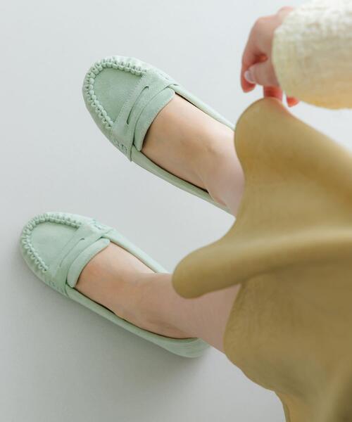 RODE SKO(ロデスコ)の「撥水ギャザーモカシン(その他シューズ・レディース・ミント/ベージュ/ブラウン系その他・38/36/37/39)」の7枚目の写真