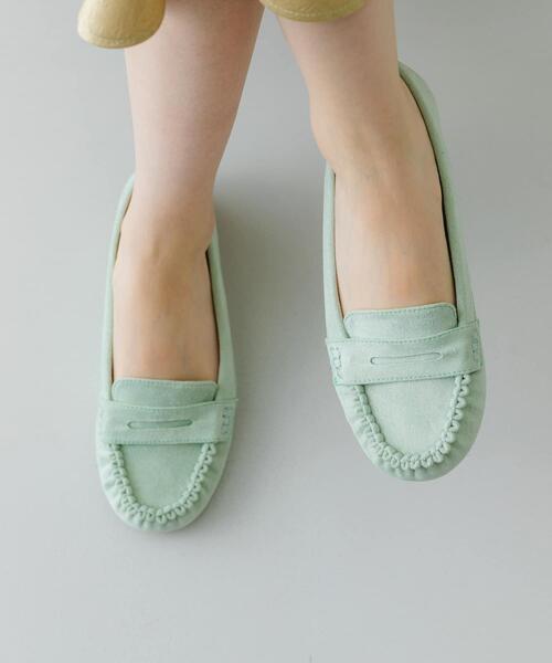 RODE SKO(ロデスコ)の「撥水ギャザーモカシン(その他シューズ・レディース・ミント/ベージュ/ブラウン系その他・38/36/37/39)」の6枚目の写真