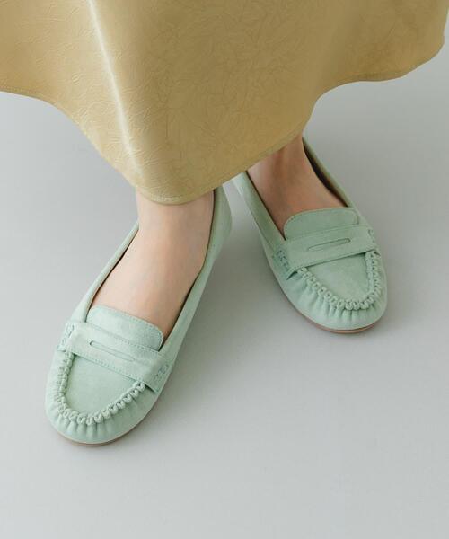 RODE SKO(ロデスコ)の「撥水ギャザーモカシン(その他シューズ・レディース・ミント/ベージュ/ブラウン系その他・38/36/37/39)」の5枚目の写真