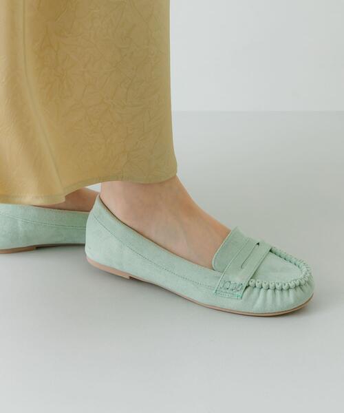 RODE SKO(ロデスコ)の「撥水ギャザーモカシン(その他シューズ・レディース・ミント/ベージュ/ブラウン系その他・38/36/37/39)」の4枚目の写真