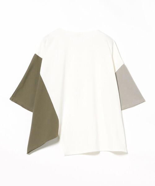 BEAMS HEART(ビームスハート)の「【7/2値下げ】ビッグ ブロッキング プルオーバー(Tシャツ/カットソー・レディース・チャコールグレー/グレー/オフホワイト・FREE)」の13枚目の写真