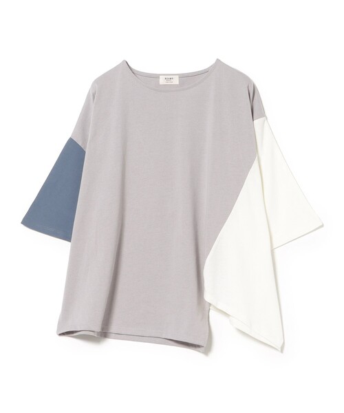 BEAMS HEART(ビームスハート)の「【7/2値下げ】ビッグ ブロッキング プルオーバー(Tシャツ/カットソー・レディース・チャコールグレー/グレー/オフホワイト・FREE)」の18枚目の写真