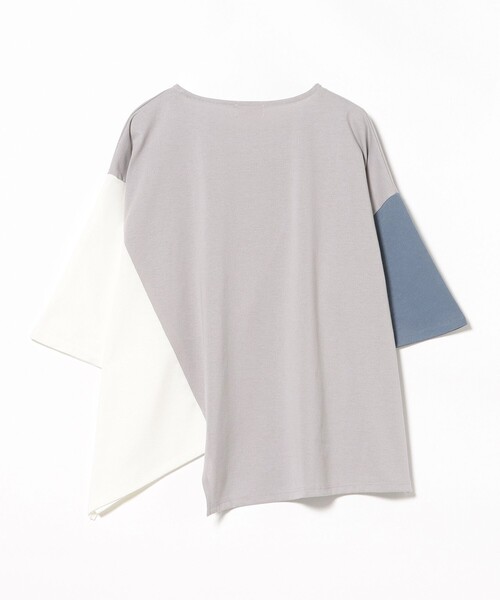 BEAMS HEART(ビームスハート)の「【7/2値下げ】ビッグ ブロッキング プルオーバー(Tシャツ/カットソー・レディース・チャコールグレー/グレー/オフホワイト・FREE)」の22枚目の写真