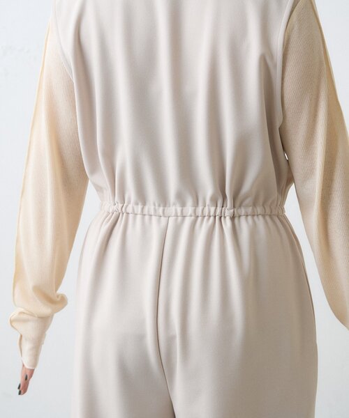 CIAOPANIC TYPY（チャオパニックティピー）の「≪オケージョン対応≫シアーリブTEE付きオールインワン（サロペット/オーバーオール・レディース・ベージュ/ネイビー・MEDIUM/SMALL）」の20枚目の写真