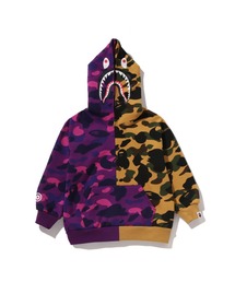 A BATHING APE | SPLIT CAMO SHARK RELAXED FIT PULLOVER HOODIE(パーカー)