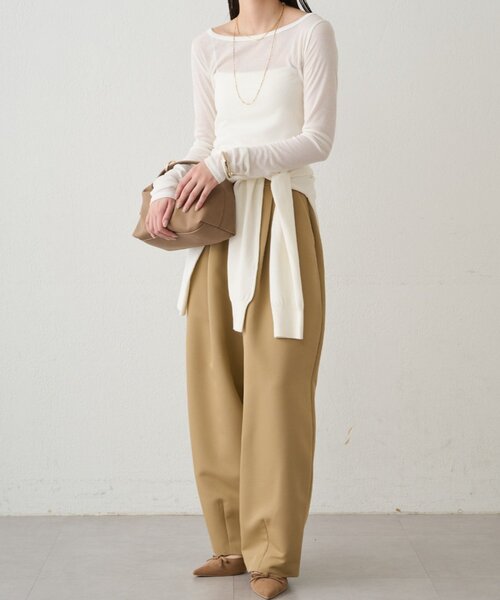 LOUNGEDRESS（ラウンジドレス）の「バレルレッグパンツ（その他パンツ・レディース・カーキ/ベージュ・SMALL/MEDIUM）」の3枚目の写真