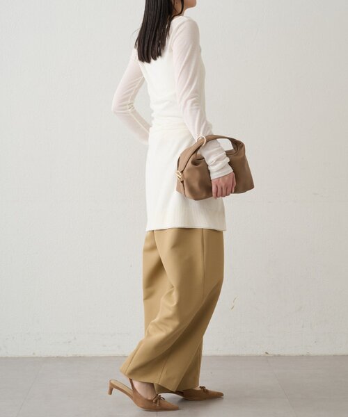 LOUNGEDRESS（ラウンジドレス）の「バレルレッグパンツ（その他パンツ・レディース・カーキ/ベージュ・SMALL/MEDIUM）」の5枚目の写真