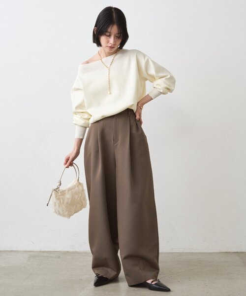 LOUNGEDRESS（ラウンジドレス）の「バレルレッグパンツ（その他パンツ・レディース・カーキ/ベージュ・SMALL/MEDIUM）」の12枚目の写真