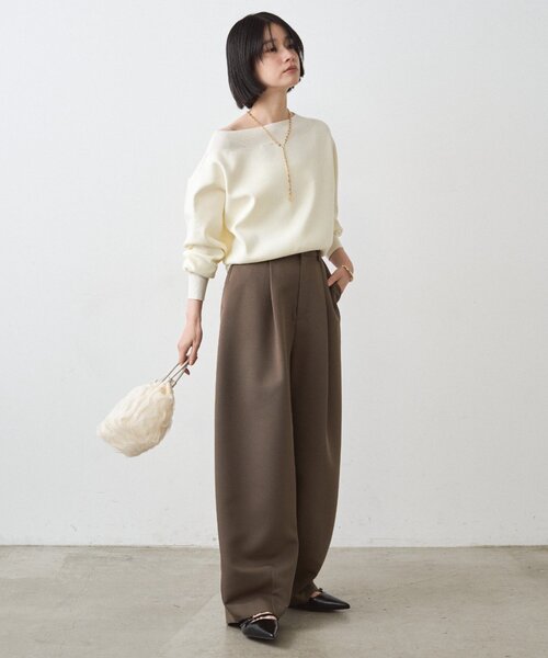 LOUNGEDRESS（ラウンジドレス）の「バレルレッグパンツ（その他パンツ・レディース・カーキ/ベージュ・SMALL/MEDIUM）」の14枚目の写真