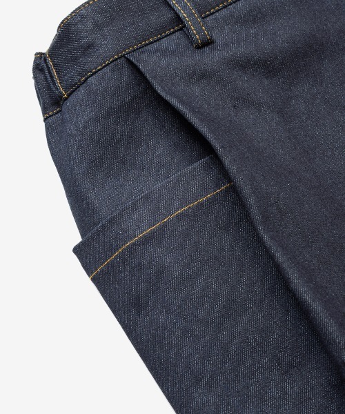 rehacer(レアセル)の「rehacer : Rigid Bulky Denim / リジッド バルキー デニム(デニムパンツ・メンズ・インディゴブルー・LARGE/MEDIUM/SMALL)」の5枚目の写真