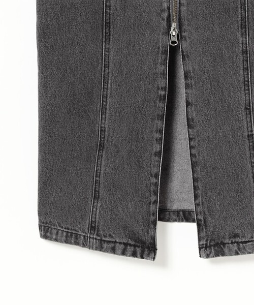 Ray BEAMS（レイビームス）の「デニム フロントジップ キャミソールワンピース（ワンピース・レディース・ブラック/ブルー系その他2・0/1）」の8枚目の写真