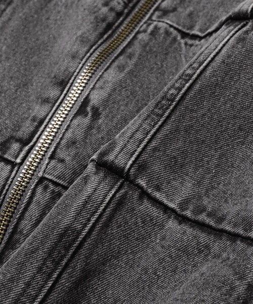 Ray BEAMS（レイビームス）の「デニム フロントジップ キャミソールワンピース（ワンピース・レディース・ブラック/ブルー系その他2・0/1）」の11枚目の写真