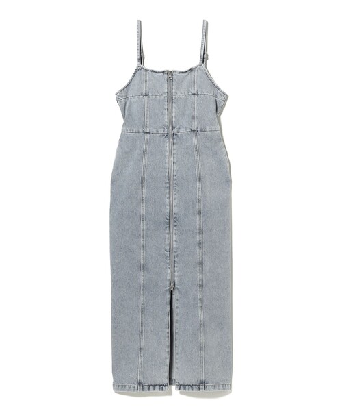 Ray BEAMS（レイビームス）の「デニム フロントジップ キャミソールワンピース（ワンピース・レディース・ブラック/ブルー系その他2・0/1）」の12枚目の写真