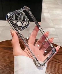 UP START（アップスタート）の「【456787】淵シルバーアイフォンケース(RO)（スマホケース/カバー）」