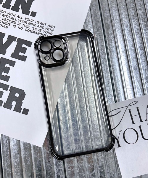 UP START（アップスタート）の「【456787】淵付きアイフォンケース(RO)（スマホケース/カバー・レディース・クリア・iPhone 16/iPhone 15/iPhone 14/iPhone 17）」の7枚目の写真