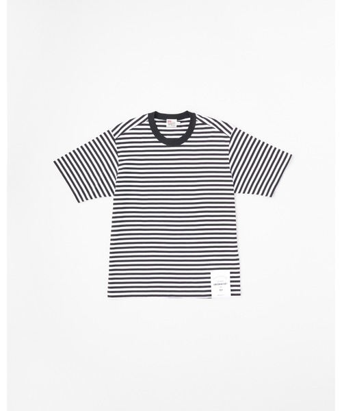 Traditional Weatherwear(トラディショナルウェザーウェア)の「TEE 004(Tシャツ/カットソー・メンズ・ホワイト×ブラック・M)」の1枚目の写真