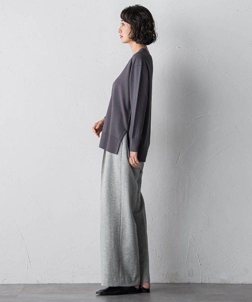 la.f…（ラエフ）の「ウールラメシャンブレーパンツ（その他パンツ・レディース・ライトグレー/キャメル・9号/11号/7号）」の19枚目の写真