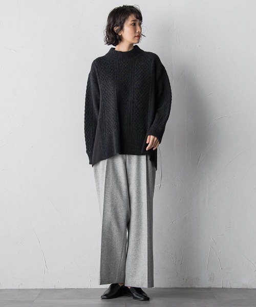 la.f…（ラエフ）の「ウールラメシャンブレーパンツ（その他パンツ・レディース・ライトグレー/キャメル・9号/11号/7号）」の22枚目の写真