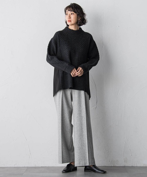 la.f…（ラエフ）の「ウールラメシャンブレーパンツ（その他パンツ・レディース・ライトグレー/キャメル・9号/11号/7号）」の21枚目の写真