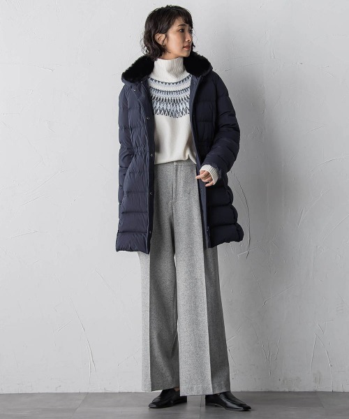 la.f…（ラエフ）の「ウールラメシャンブレーパンツ（その他パンツ・レディース・ライトグレー/キャメル・9号/11号/7号）」の12枚目の写真