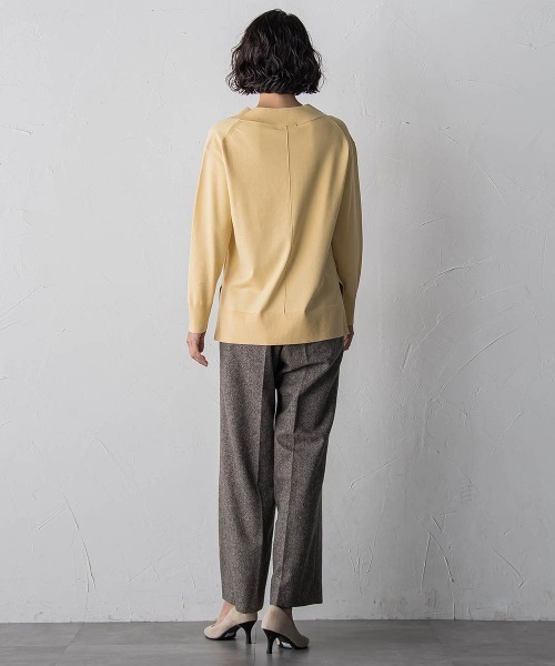 la.f…（ラエフ）の「ウールラメシャンブレーパンツ（その他パンツ・レディース・ライトグレー/キャメル・9号/11号/7号）」の5枚目の写真