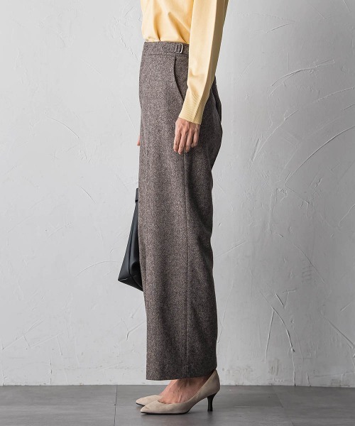 la.f…（ラエフ）の「ウールラメシャンブレーパンツ（その他パンツ・レディース・ライトグレー/キャメル・9号/11号/7号）」の9枚目の写真