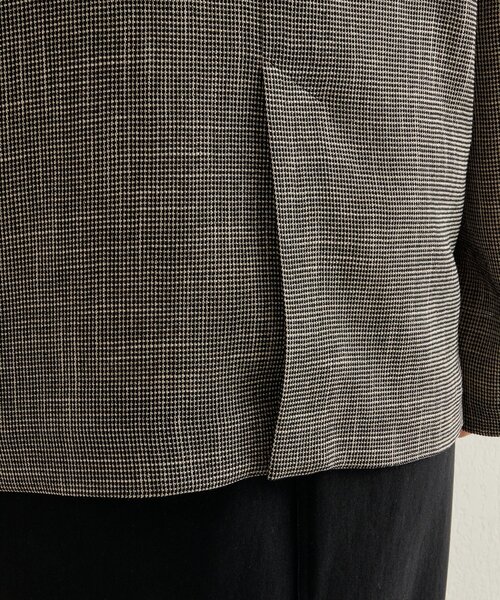 Omekashi（オメカシ）の「カラミノーカラージャケット（その他アウター・レディース・ブラック/ブラウン・FREE）」の17枚目の写真