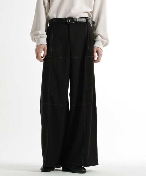 HARE（ハレ）の「【SET UP対応】SASHIKOステッチパンツ（スラックス・メンズ・ブラック/グレー・FREE）」の13枚目の写真