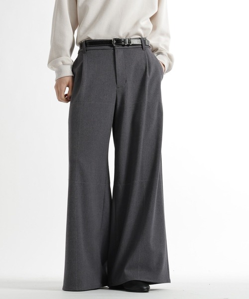 HARE（ハレ）の「【SET UP対応】SASHIKOステッチパンツ（スラックス・メンズ・ブラック/グレー・FREE）」の15枚目の写真