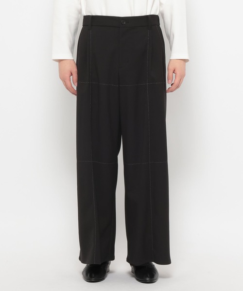 HARE（ハレ）の「【SET UP対応】SASHIKOステッチパンツ（スラックス・メンズ・ブラック/グレー・FREE）」の16枚目の写真