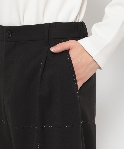 HARE（ハレ）の「【SET UP対応】SASHIKOステッチパンツ（スラックス・メンズ・ブラック/グレー・FREE）」の20枚目の写真