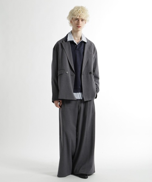 HARE（ハレ）の「【SET UP対応】SASHIKOステッチパンツ（スラックス・メンズ・ブラック/グレー・FREE）」の7枚目の写真