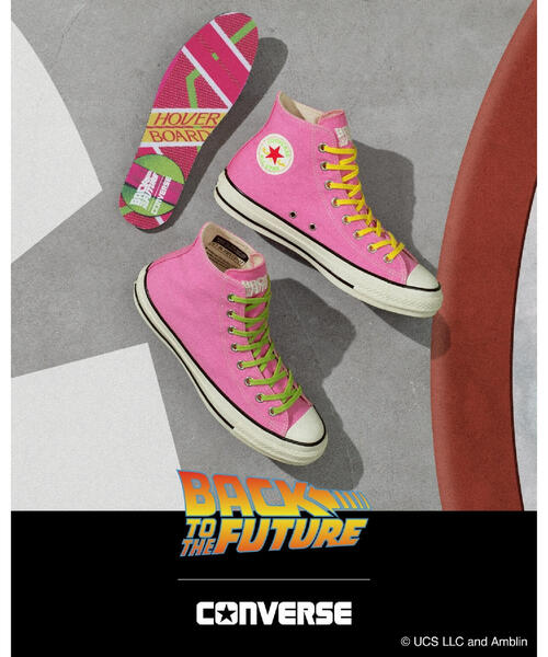 CONVERSE(コンバース)の「CONVERSE/コンバース/ALL STAR AGED HB HI/BACK TO THE FUTURE(スニーカー・メンズ・ピンク・8.5/8/9)」の14枚目の写真