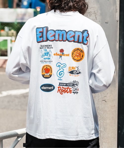 ELEMENT（エレメント）の「ELEMENT メンズ ACOMPANY LS ロンT 【2026年春夏モデル】（Tシャツ/カットソー・メンズ・グレー系その他/ブラック/ホワイト・X-LARGE/LARGE/MEDIUM）」の2枚目の写真