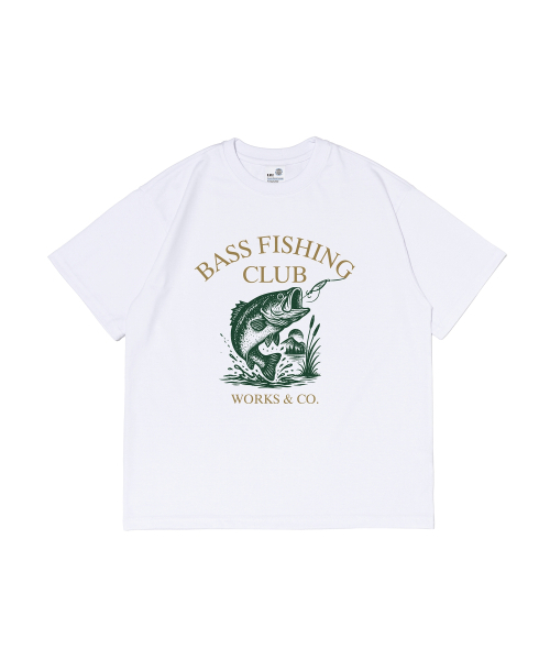 WORKS & CO.(ワークス アンド コー)の「エクストリームフィッシング 半袖Tシャツ (ホワイト)(Tシャツ/カットソー・レディース・その他・M/L/XL/2XL)」の1枚目の写真