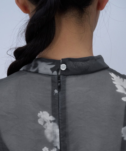 HARE（ハレ）の「【CEREMONY】2Pシアーフラワーワンピース(HARE)（ワンピース・レディース・ブルー/ブラック・FREE）」の18枚目の写真