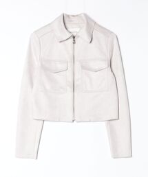 BANANA REPUBLIC FACTORY STORE（バナナリパブリック ファクトリーストア）の「BANANA REPUBLIC FACTORY STORE　　ヴィーガン スエード クロップド ジャケット（その他アウター）」