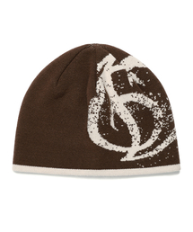 Cavish（カビシ）の「DUST TRIBE LOGO BEANIE BROWN(CV2EFUAB32A)（ニットキャップ/ビーニー）」