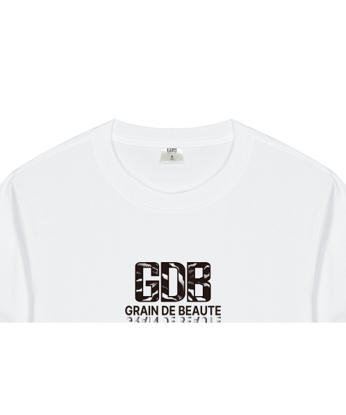 GRAIN DE BEAUTE（グランデボーテ）の「GDB T-SHIRT 01 [WHITE]（Tシャツ/カットソー・レディース・ホワイト・S/M/L/XL）」の4枚目の写真