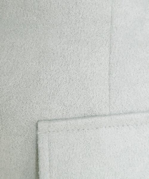 ITS'DEMO（イッツデモ）の「【セットアップ可／手洗い可】カットスエードスカート（スカート・レディース・チャコールグレー/ベビーピンク/アイボリー/グリーン系・00）」の14枚目の写真