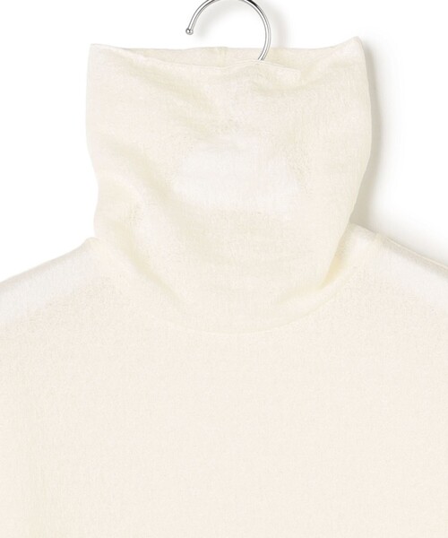 ICB(アイシービー)の「【WEB限定】 コットンレーシージャガード ハイネックカットソー(Tシャツ/カットソー・レディース・アイボリー系/ブラック系・LARGE/X-LARGE)」の12枚目の写真