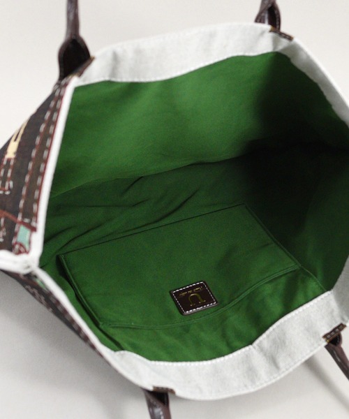 U（ユー）の「WANIMY【ワニミー】 だまし絵ジャガードトートバッグ（トートバッグ・レディース・ブラウン/オフホワイト・FREE）」の20枚目の写真