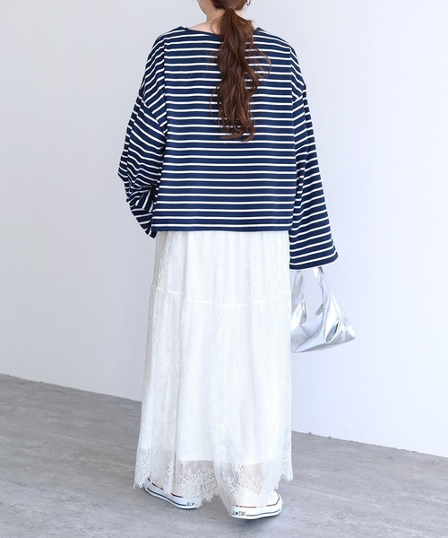 reca（レカ）の「切り替えデザインレーススカート（スカート・レディース・ブラック/オフホワイト・FREE）」の9枚目の写真