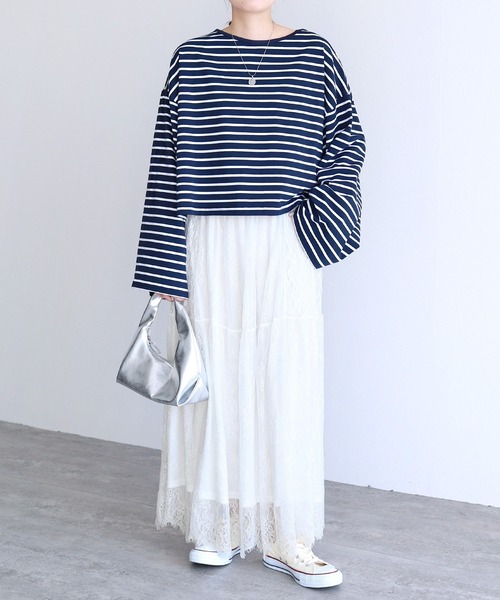 reca（レカ）の「切り替えデザインレーススカート（スカート・レディース・ブラック/オフホワイト・FREE）」の11枚目の写真