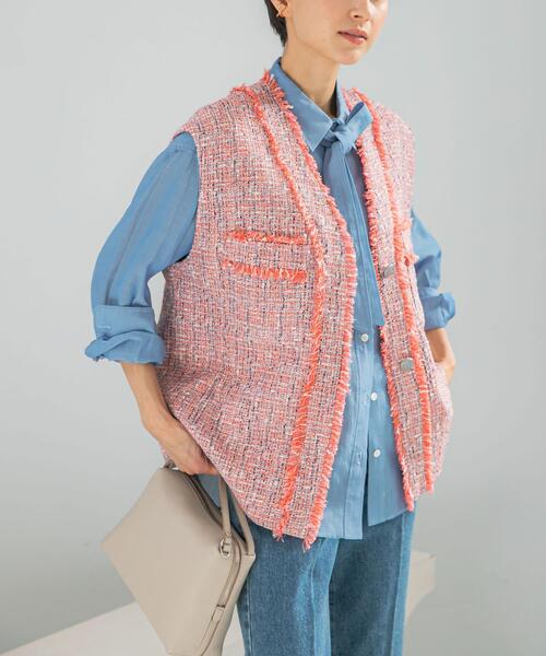 URBAN RESEARCH ROSSO WOMEN(アーバンリサーチ ロッソ)の「タイ付デニムライクシアーシャツ(シャツ/ブラウス・レディース・ライトブルー/インディゴブルー・FREE)」の8枚目の写真