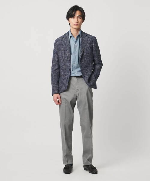 UNITED ARROWS（ユナイテッドアローズ）の「シャンブレー ワンピースカラー シャツ（シャツ/ブラウス・メンズ・ライトブルー・S/M/L/XL）」の12枚目の写真