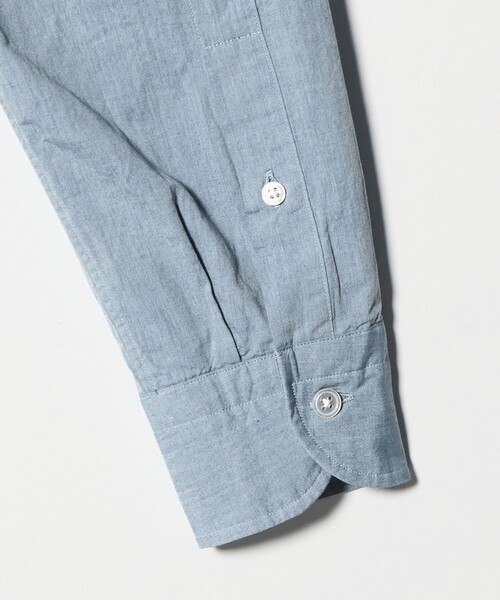 UNITED ARROWS（ユナイテッドアローズ）の「シャンブレー ワンピースカラー シャツ（シャツ/ブラウス・メンズ・ライトブルー・S/M/L/XL）」の5枚目の写真