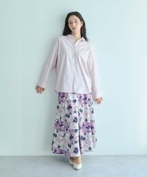 YECCA VECCA（イェッカヴェッカ）の「水彩フラワー柄マーメイドスカート（スカート）」