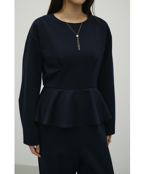 STYLEMIXER(スタイルミキサー)の「ペプラムフリルオールインワン(つなぎ/オールインワン・レディース・ネイビー/グレー・SMALL/MEDIUM)」の13枚目の写真